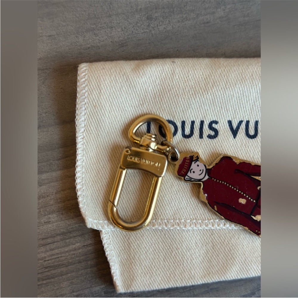 Louis Vuitton very rare Le Groom bag charm key ring - Picture 6 of 7